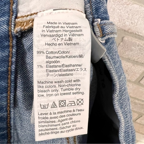 Madewell The Perfect Vintage Crop Distressed Jeans in Rosabelle Wash Size 24 - Picture 12 of 12